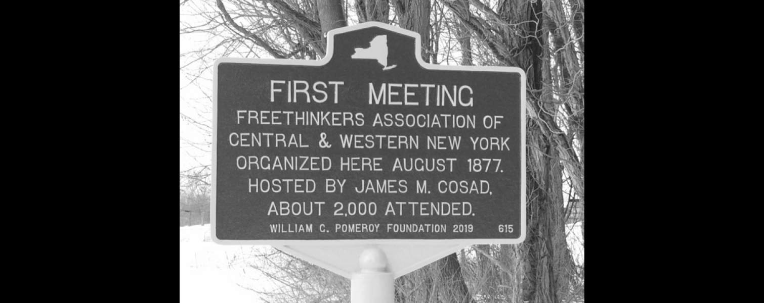 Freethought Meeting Site Receives Historical Marker