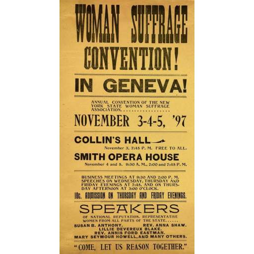 1897 Convention Poster