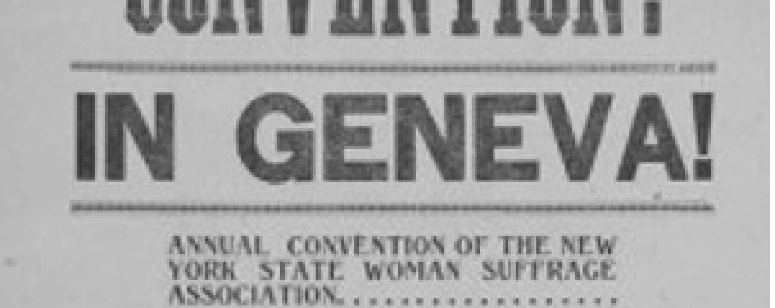 First New Suffrage Convention Pages to "Go Live" on Freethought Trail