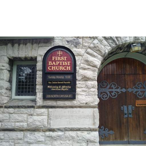 Church Entrance and Signage