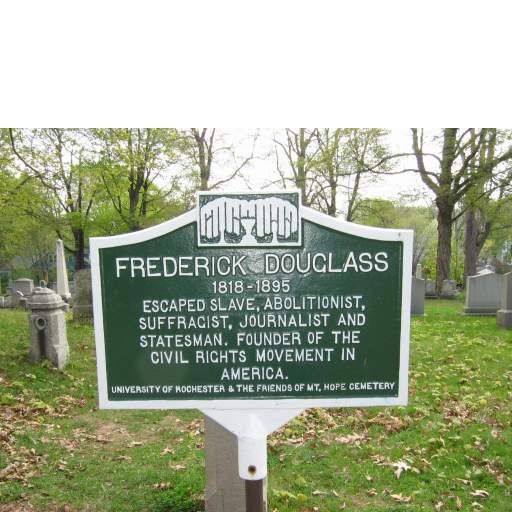Douglass grave sign