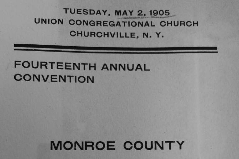 Fourteenth Monroe County Political Equality Club Convention