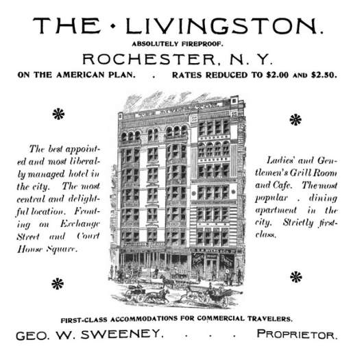 Livingston Hotel Advertisement