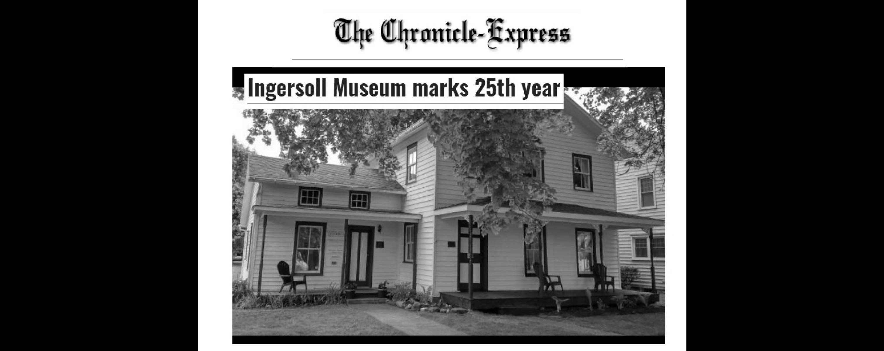 Penn Yan Chronicle Express Notes Museum's Silver Anniversary
