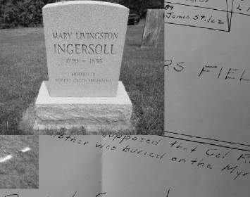 Mary Livingston Ingersoll Grave Site